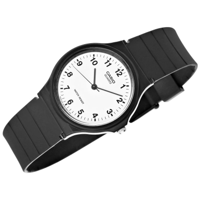 Ora dore Casio MQ-24-7BLLEG, kuarc, analoge, e zezë