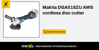 Mini-bluarëse pa kabëll Makita DGA518ZU, 18V LXT, disk 125mm, ngjyrë e zezë