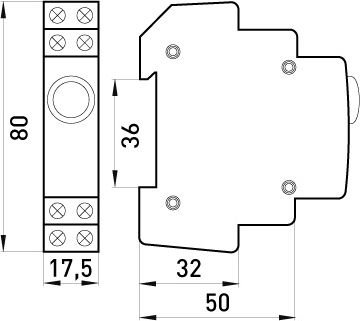 Llambë sinjalizuese E.NEXT P059001, LED, 230V AC, e kuqe