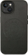 Kapak telefoni Karl Lagerfeld Leather Perforated Logo për iPhone 14 Plus, TPU, i zi