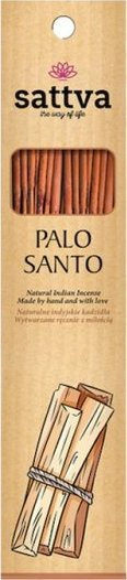 Temjan Sattva Natural Indian Incense Palo Santo, 15 shkopinj, erë Palo Santo