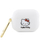 Kutizë silikoni Hello Kitty për AirPods Pro 2, 3D, me karabinë, e bardhë