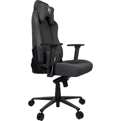 Karrige gaming Arozzi Vernazza, ergonomike, material tekstil, gri me të zezë
