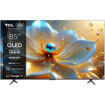 TV TCL QLED 85T8C, 85\", 4K Ultra HD, Smart Google TV, i zi
