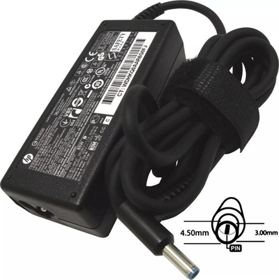 Karikues laptopi HP 65W, adapter origjinal, i zi