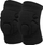 Mbrojtëse gjuri volejbolli Sportech S S870191, pambuk poliamid, ergonomike, të zeza