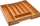 Organizer sirtari Tadar Drawer Organizer 414722, bambu, i rregullueshëm, ngjyrë druri