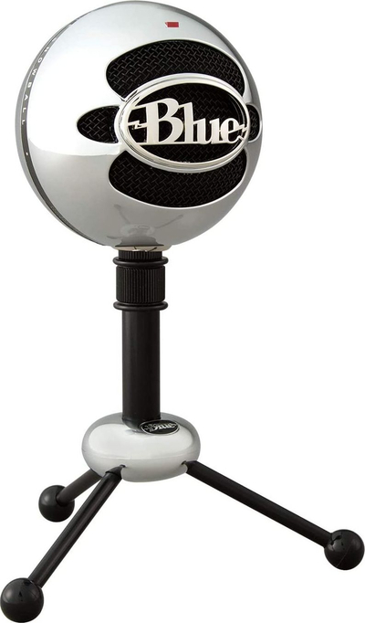 Mikrofon USB Blue Snowball, kondensator, me tripod, ngjyrë argjend