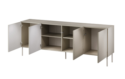 Komodë Siena 200, MDF, 200 cm, bezhë