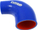 Reduksion silikoni TurboWorks Pro 90°, 67-76mm, blu