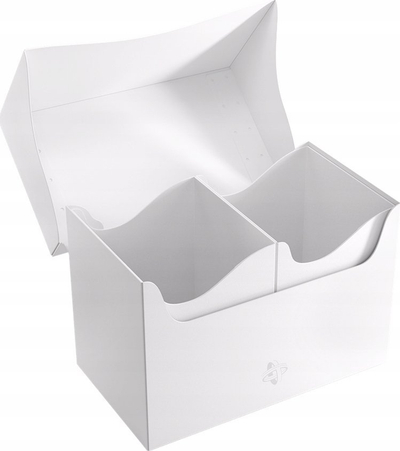 Kuti letra loje Gamegenic GGS25115 Double Deck Holder 200+ XL, për 200 letra, e bardhë
