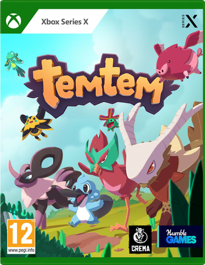 Lojë Temtem për Xbox Series X, edicion fizik, për me shumë veta bashkë, me shumë ngjyra