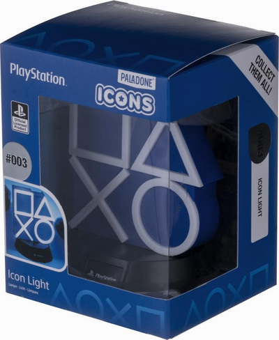 Figurë ndriçuese Paladone PlayStation, dekorative, me drita LED, shumëngjyrëshe