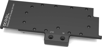 Bllok uji për GPU Alphacool Eisblock GPX-N RTX 2080 M01, acetal, i zi