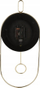 Orë muri Karlsson Swing Pendulum, veneer druri, me pendul, ngjyrë druri