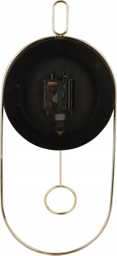 Orë muri Karlsson Swing Pendulum, veneer druri, me pendul, ngjyrë druri
