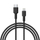 Kabllo Aukey, Lightning / USB C, 1.2 m, e zezë