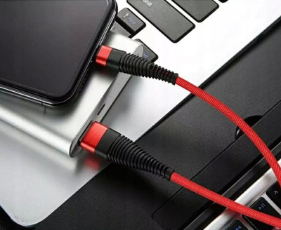 Kabllo Micro USB Redix QC 3.0, 2 m, karikim i shpejtë, e kuqe