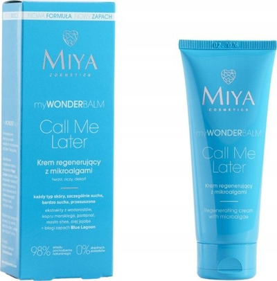 Krem rigjenerues për fytyrë MIYA Cosmetics MyWONDERBALM Call Me Later, 75 ml