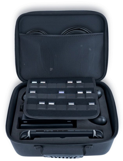 Çantë mbrojtëse BigBen XXL Storage Bag për Nintendo Switch 2, kapacitet i madh, e zezë
