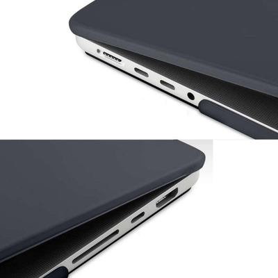 Kapak mbrojtës Alogy Hard Case për MacBook Pro 16 2021 A2485, polikarbonat, matte, i zi