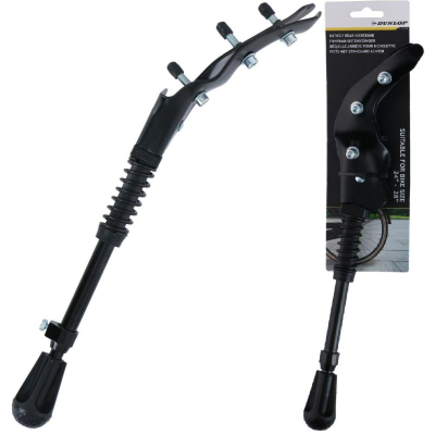 Këmbë mbajtëse biçiklete Dunlop, mbrapa, 24"-28", e zezë