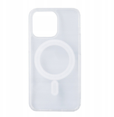 Силиконска маска Anti Shock со MagSafe за iPhone 17 Pro Max, транспарентна
