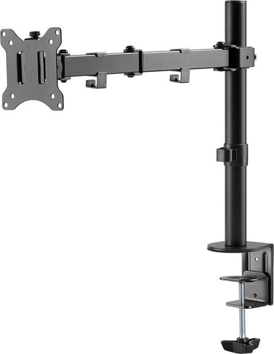 Krah monitori Goobay Single Flex, 17-32", VESA 75/100, i zi