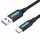 Kabllo USB në USB C Vention CORBF, 5A, 1m, i zi