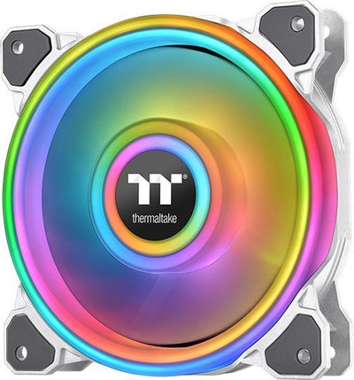 Ftohës Thermaltake Riing Quad 12 RGB, 120 mm, i bardhë
