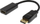Adapter video Deltaco 00110022, HDMI në DisplayPort, 4K 60Hz, 20cm, i zi