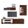 Set për TV HM2320.03, bezhë