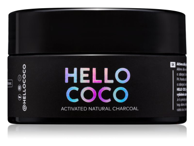 Qymyr pluhur për zbardhjen e dhëmbëve Hello Coco 30 g