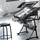Маса за цртање DNA PRO DESK 1, 120x60 cm, прилагодлива висина, проѕирно стакло