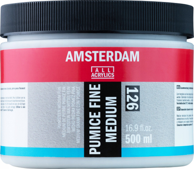 Medium akrilik Amsterdam Fine Pumice, për teksturë, 500ml, i bardhë