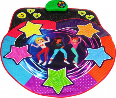 Tapet muzikor për vallëzim Zippy Mat Dance Mixer, me drita dhe tinguj, shumëngjyrësh