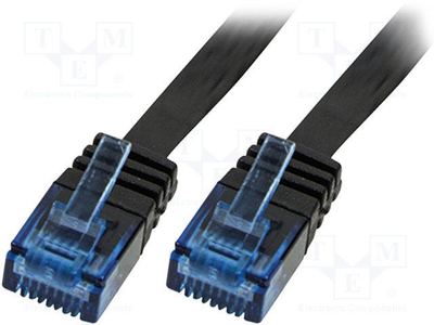 Kabllo rrjeti LogiLink CP0139B, Cat.5e U UTP, 10m, e zezë
