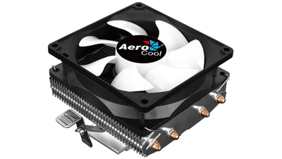 Ftohës procesori AeroCool Air Frost 4 RGB, 4 tuba termikë, 125W TDP, i zi