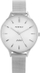 Ora për gra Perfect F353-01, çelik inox, 3 ATM, argjendtë