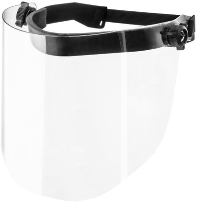 Mburojë fytyre Neo Face Splash Guard, polikarbonat 1 mm, rrip i rregullueshëm, transparente