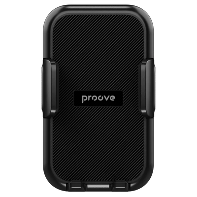 Mbajtëse për telefon Proove Alpha, për ventilim makine, 4.7″–6.9″, e zezë