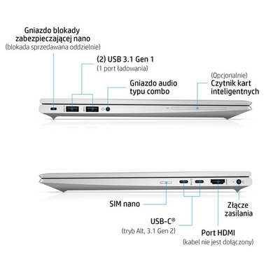 Laptop HP EliteBook 845 G8, 14'', AMD Ryzen 5600U, 8GB RAM, 512GB SSD, AMD Radeon Graphics, i argjendtë