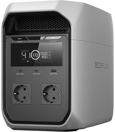 Stacion portativ energjie EcoFlow DELTA 3 Classic, 1024 Wh, 1800 W, gri