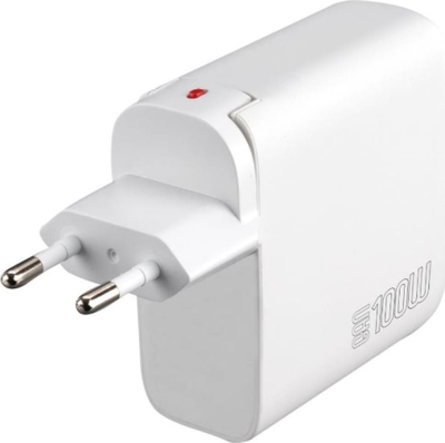 Полнач за ѕид 4smarts GaN Flex Pro, 3x USB C, 1.5m, бел