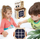 Loja elektronike 3in1 Tic Tac Toe Memory Owl, me drita dhe tinguj, bezhë