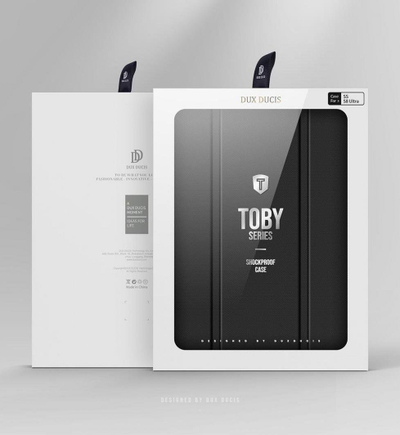 Mbulesë tableti Dux Ducis Toby për Samsung Galaxy Tab S8 Ultra, me mbajtëse për stylus, e zezë