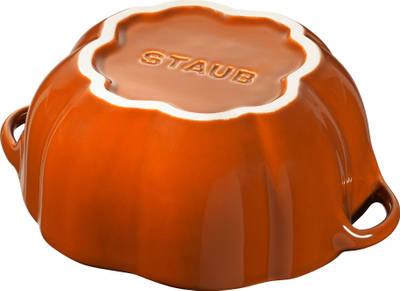 Set cocotte qeramike Staub Mini Pumpkin, 4 copë, 12 cm, kanelle