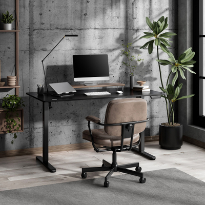 Електрична маса SENSE7 NOJO LIGHT, 140 x 70 см, црна