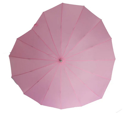 Çadër Blooming Brollies Heart Shaped, rozë