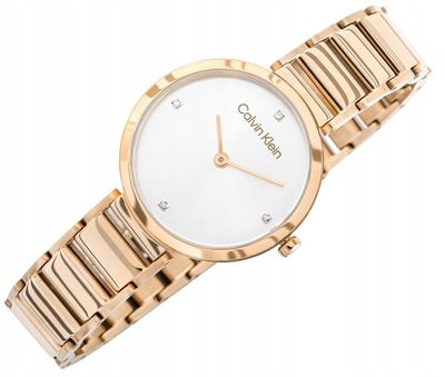 Orë dore Calvin Klein Ladies Minimalistic T Bar 25200140, për gra, e argjendtë
